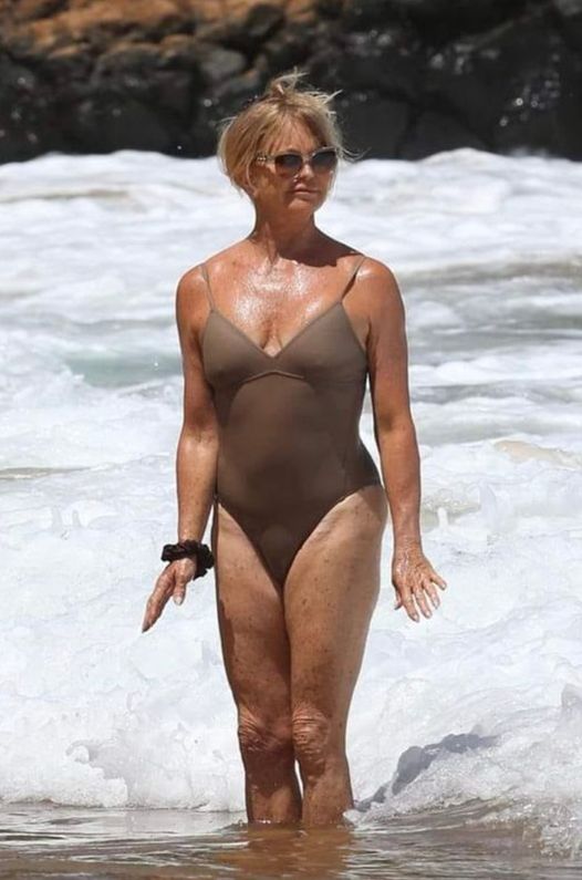 Goldie Hawn, 78, vacation pictures in swimsuit spark comments
